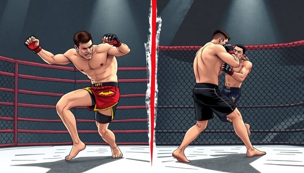 Разбор стилей: страйкер против грэпплера — кто и почему побеждает в современном MMA - иллюстрация
