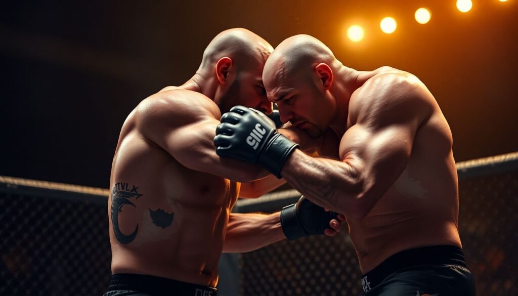 Неочевидные навыки бойца MMA: борьба у сетки, клинч, контроль дистанции - иллюстрация