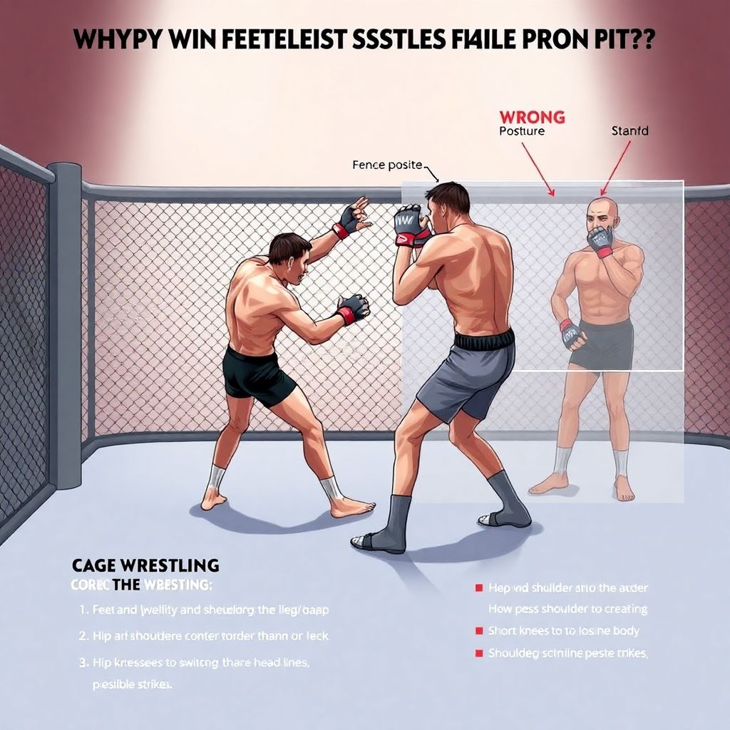 Неочевидные навыки бойца Mma для борьбы у сетки клинча и контроля дистанции